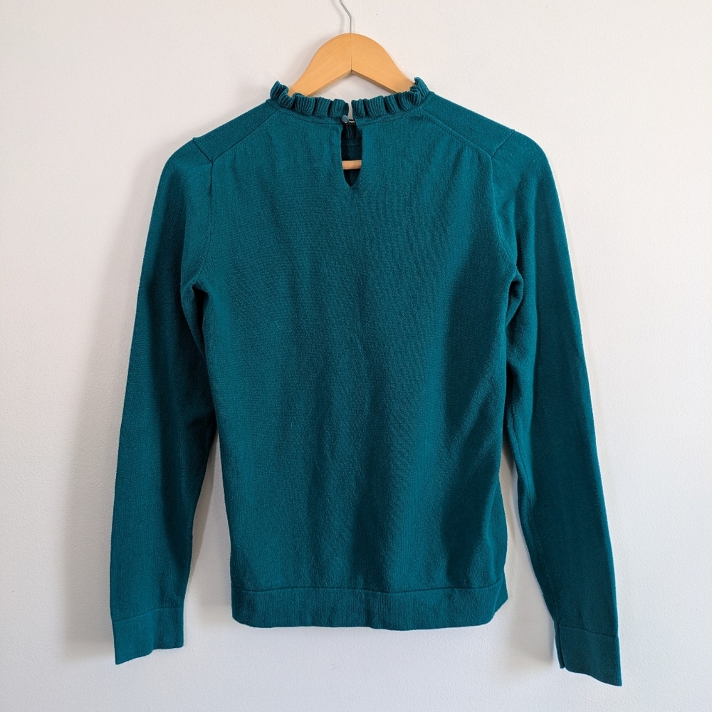 J. Crew Ruffle Neck Sweater - Picture 3 of 5